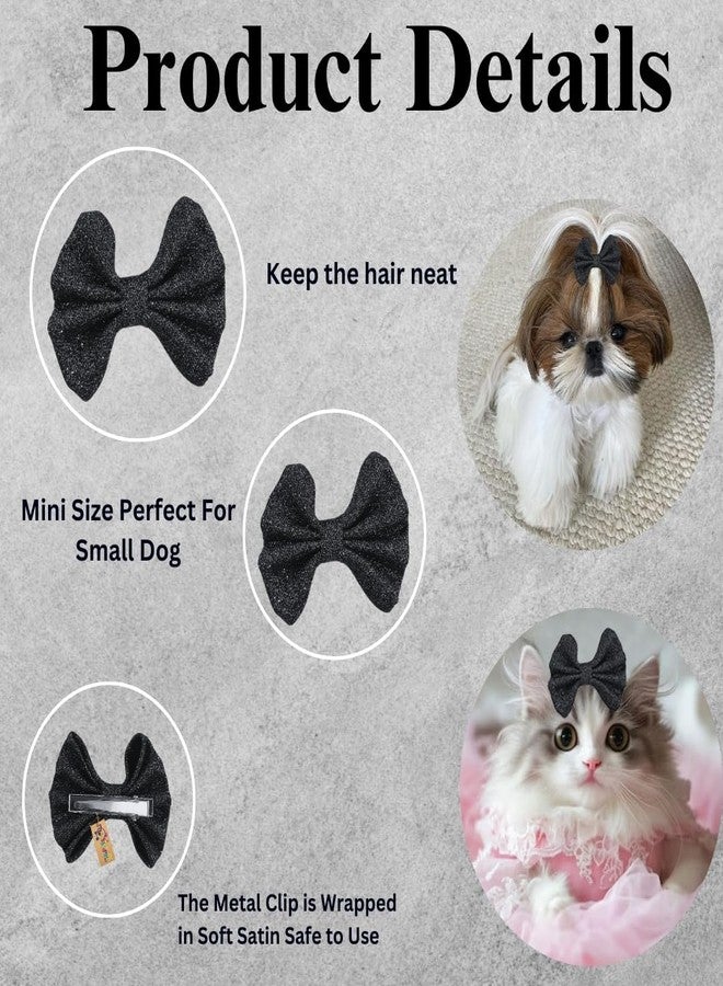 ويستيرن إرا مشبك شعر لامع للكلاب بتصميم مستوحى من العصر الغربي | إكسسوار أنيق ولامع للحيوانات الأليفة الصغيرة والمتوسطة والكبيرة | تثبيت آمن | مثالي للعناية الشخصية، وجلسات التصوير، وأعياد الميلاد، والمناسبات | عصري وسهل الاستخدام (أسود) - Image 3